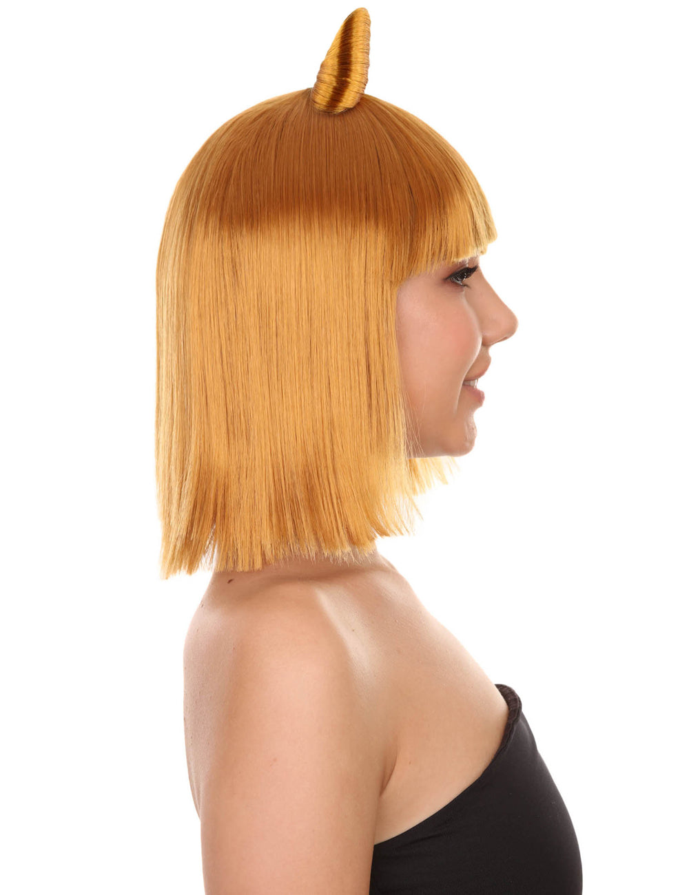 Wigs2you ハロウィン パーティー プレミアム レディース H-1659 簡単に着用でき 非常に快適なゴールデン ブラウン バタフライ ウィッグ