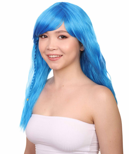 Wigs2you ハロウィンパーティープレミアムレディース H-1764 着け心地が良い とても快適 グラマラマ ブルーウィッグ