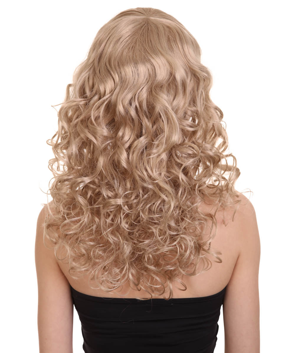 Wigs2you ハロウィンパーティー プレミアム レディース H-1020 着用しやすい ベラウィッグ ダークブロンドカラー