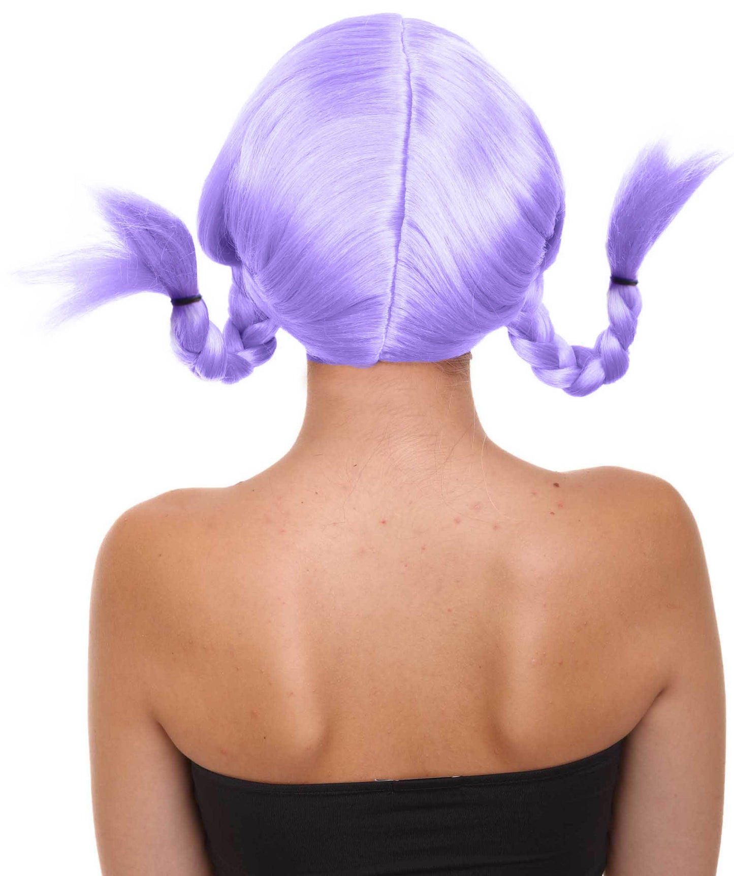 ピッピフューシャガール女性用ウィッグ H-1643 編み込みコスプレハロウィンウィッグ プレミアム通気性キャップレスキャップ