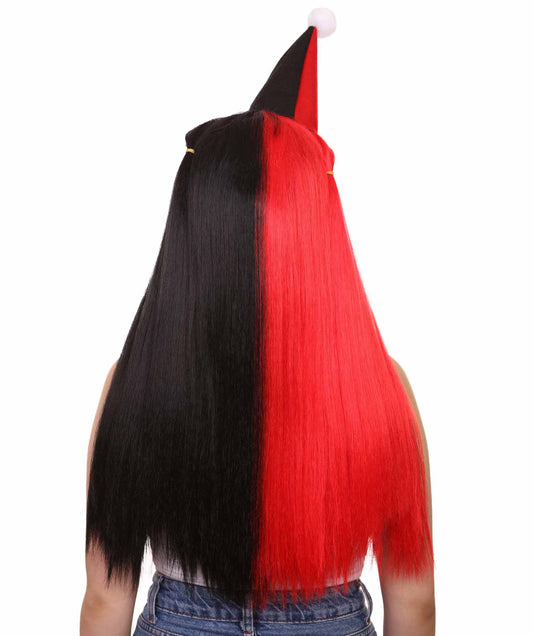 ハロウィーンパーティープレミアムレディースH-3642 クラウンガールスタイルウィッグ ハット付き