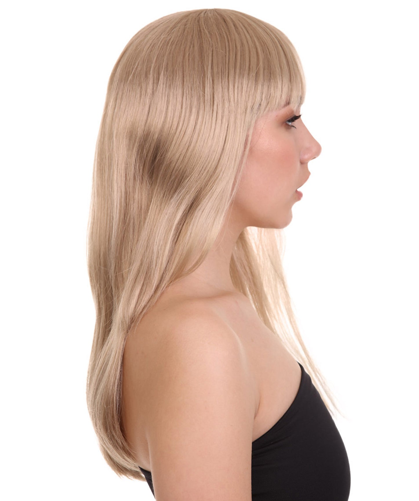 Wigs2you ハロウィン パーティー プレミアム レディース H-1062 とても快適なグラマー グリーン ウィッグ ダークブロンド カラー