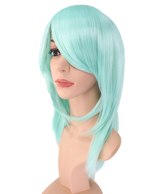 レディースファッション C-071 ロングストレート C-ワインレッド コスプレヒートスタイラブルウィッグ