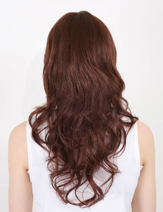 【激安★業界激震価格】人毛100%!ロングスタイルです!カールもゆるくとても上品な雰囲気にウィッグ HH-136