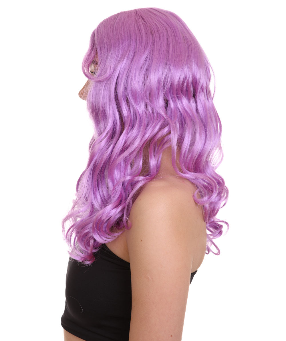 Wigs2you ハロウィンパーティー プレミアム レディース H-1091 アリスウィッグ 鏡の国のアリス Lt パープル色