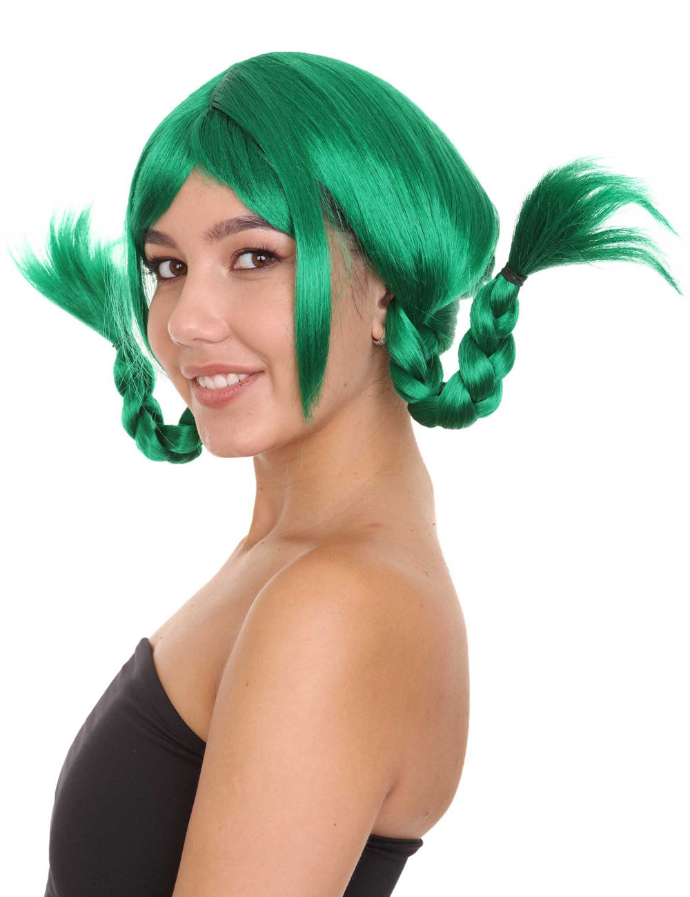 Wigs2you ハロウィンパーティープレミアムレディース H-1637 着用が簡単 とても快適 ピッピ ライトブルー