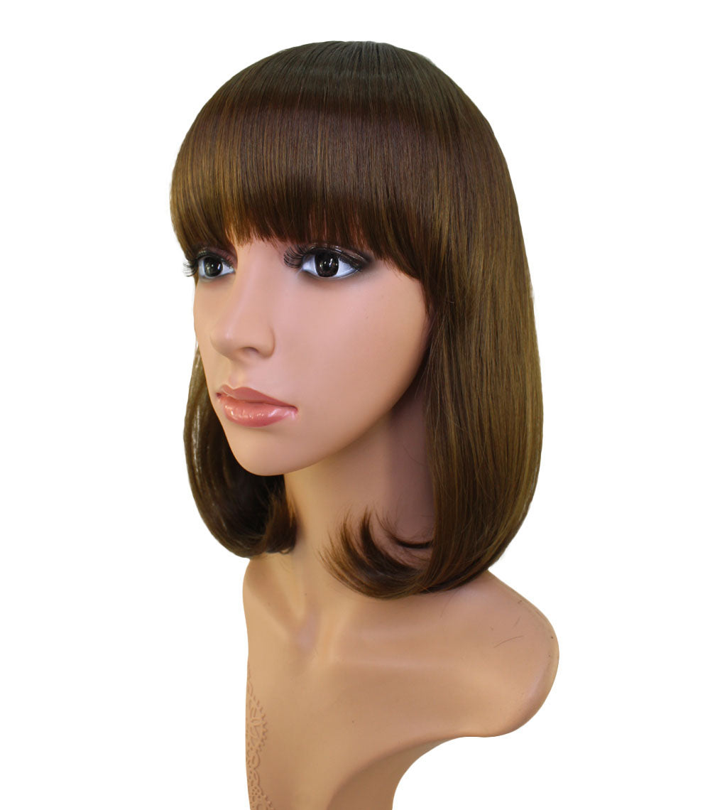 Wigs2you W-1025 耐熱ウィッグ | しなやかな内巻きワンカールで動きを付けたミディアムウィッグです | ウィッグネット付き |