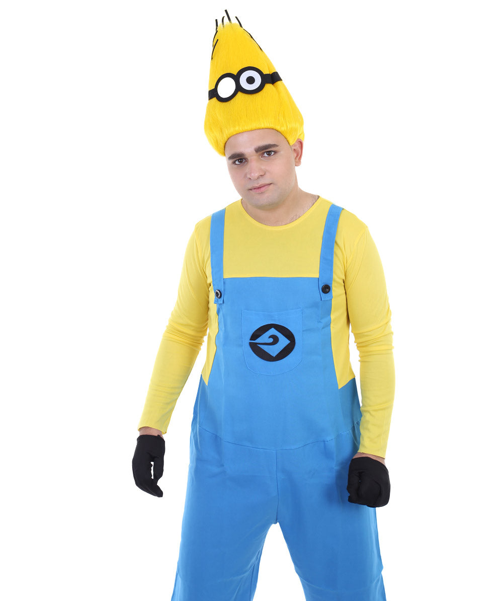 男性 JCP-055 の映画ケビン衣装 イエローとブルーハロウィンコスチューム