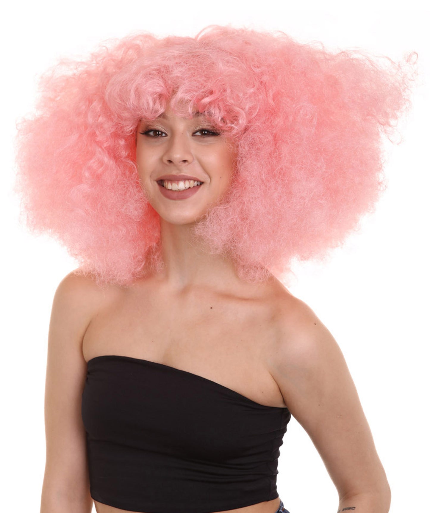 ナオミワタナベ 日本の女優 アフロウィッグ H-4623 プレミアム通気性キャップレスキャップ 複数の色