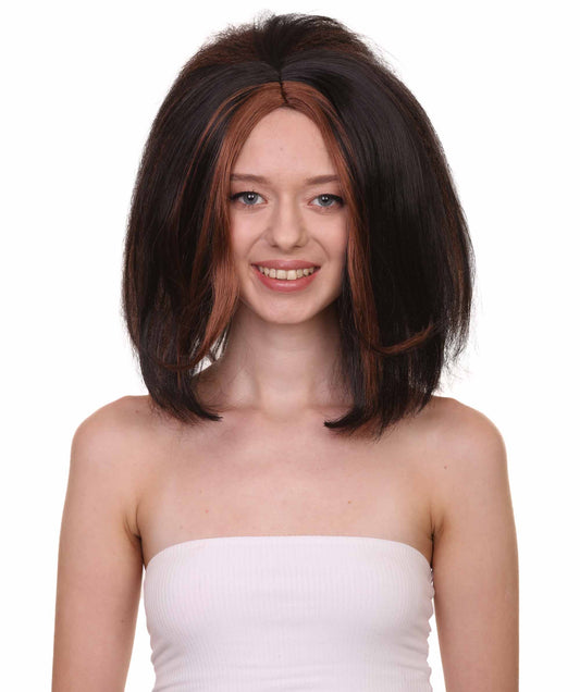 女性用ベガスガールウィッグ H-3419 プラスサイズセクシーコスプレパーティーハロウィンウィッグ プレミアム通気性のあるキャップレスキャップ