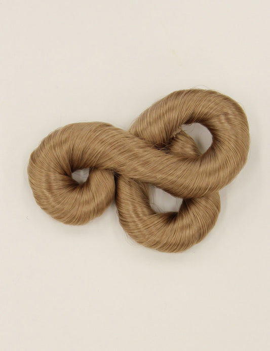 女性 W-8220 のファッション ライトブロンド 立体的なツイストヘアアクセサリー 合成繊維