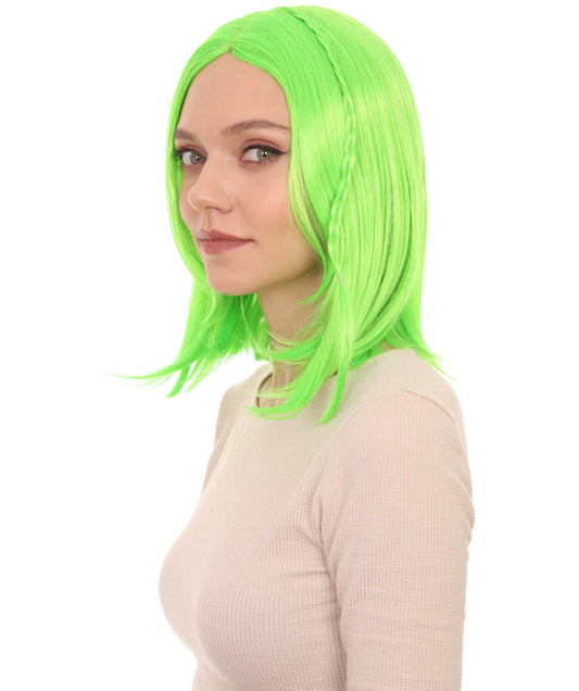 Wigs2you ハロウィンパーティープレミアム H-895 スワンプクイーンウィッグ ライムカラー