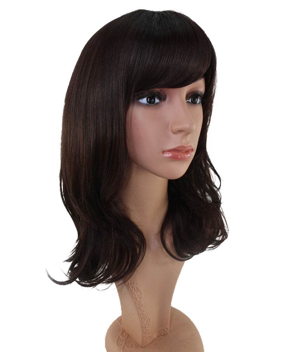 エアリーカールが可愛い!ふわふわヘアで柔らかな女の子に 耐熱です ウィッグネット付き W-537
