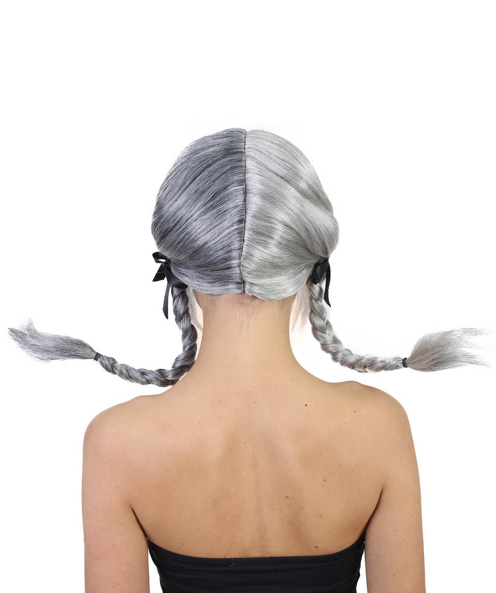 Wigs2you ハロウィンパーティープレミアムレディース H-1469 美しいルックを手に入れよう!独占!コスプレウィッグ メラニーグレーポニーテールスタイル