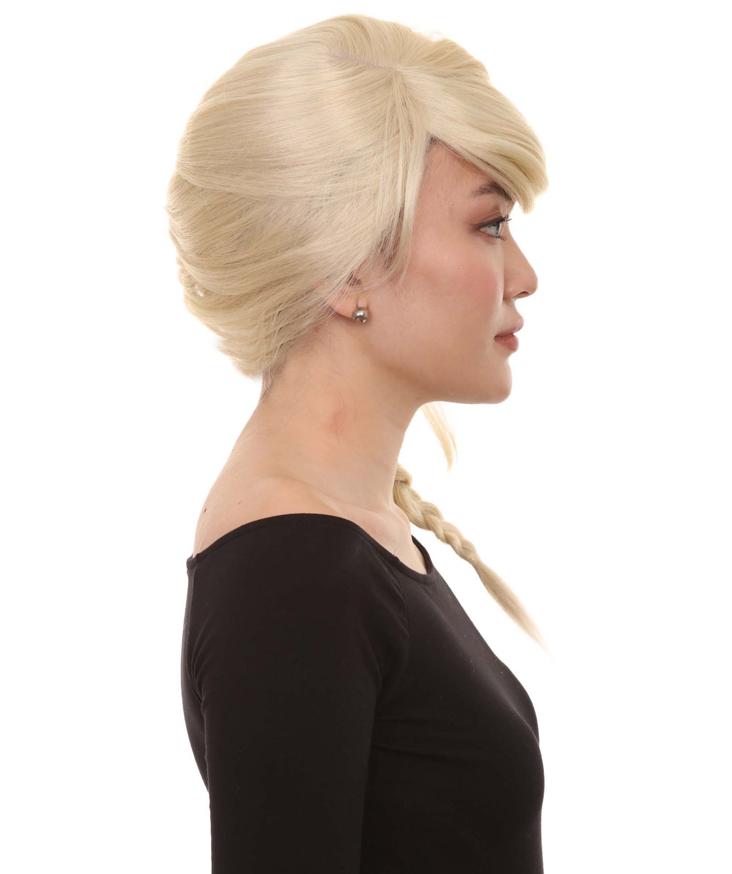 Wigs2you ハロウィン パーティー プレミアム レディース H-1178 快適なフィット感のブロンド編み込みウィッグ