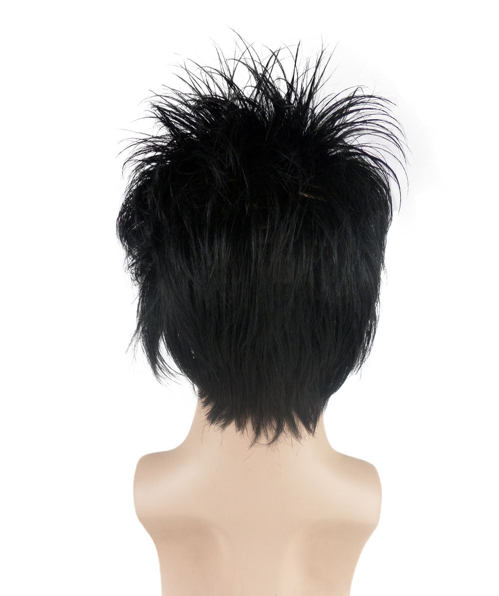 Wigs2you ハロウィンパーティー プレミアム メンズ H-645 シニスター アニメウィッグ ブラックカラー