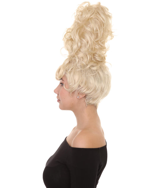 女性用50sジャイアントビーハイブウィッグ H-4642 ヴィンテージウィッグ ブロンズカラー プレミアム通気性キャップレスキャップ