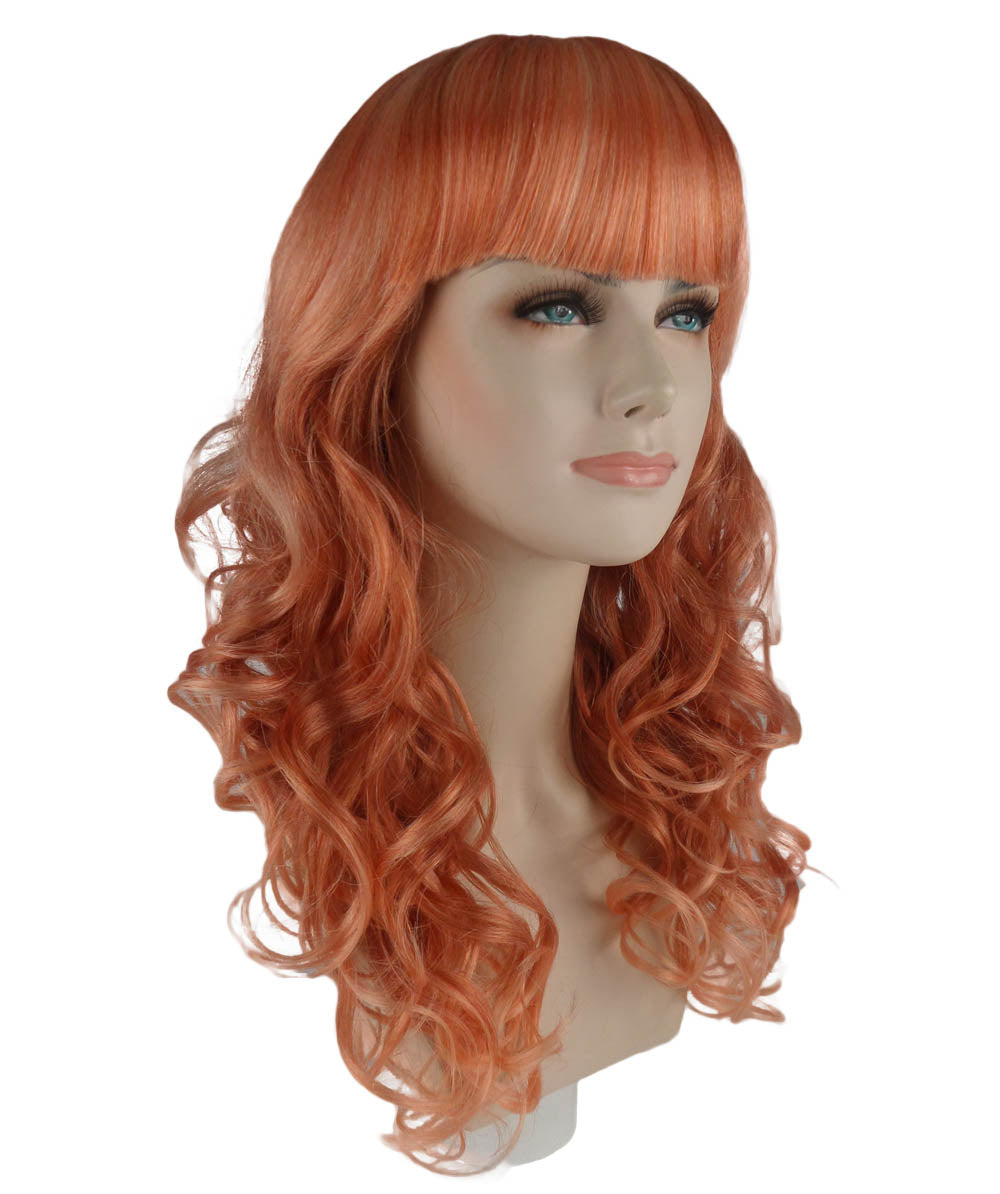 Wigs2you ハロウィンパーティープレミアム H-827 バットマン 女性ジョーカーウィッグ ピーチ色