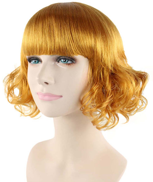 ハロウィンパーティープレミアムレディース H-1346 カーニバルオレンジ ウェービーウィッグ レディ ファンシーキャラクターファッションウィッグ