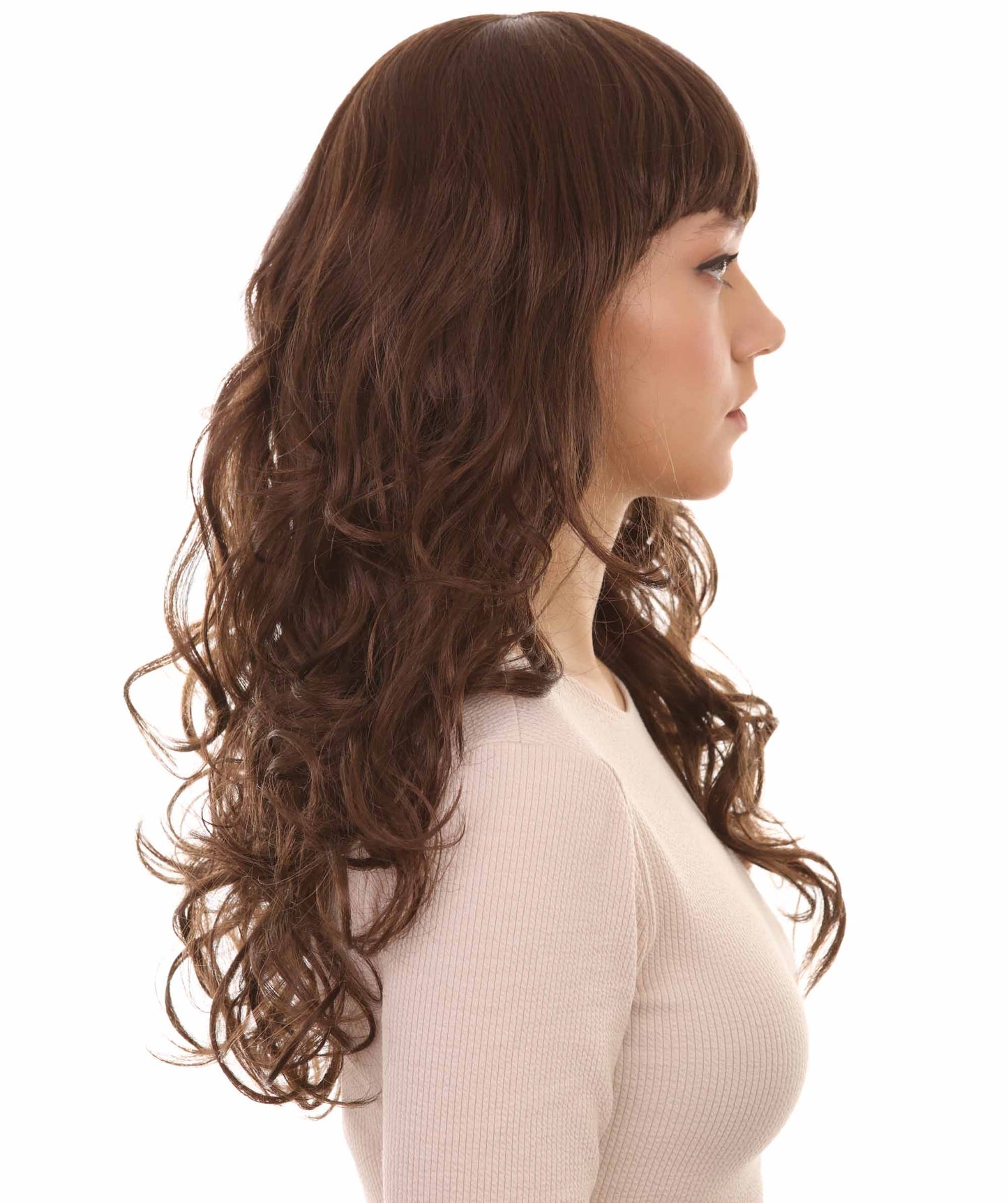 Wigs2you ハロウィン パーティー プレミアム H-838 バットマン 女性ジョーカー ウィッグ ダークブラウン色