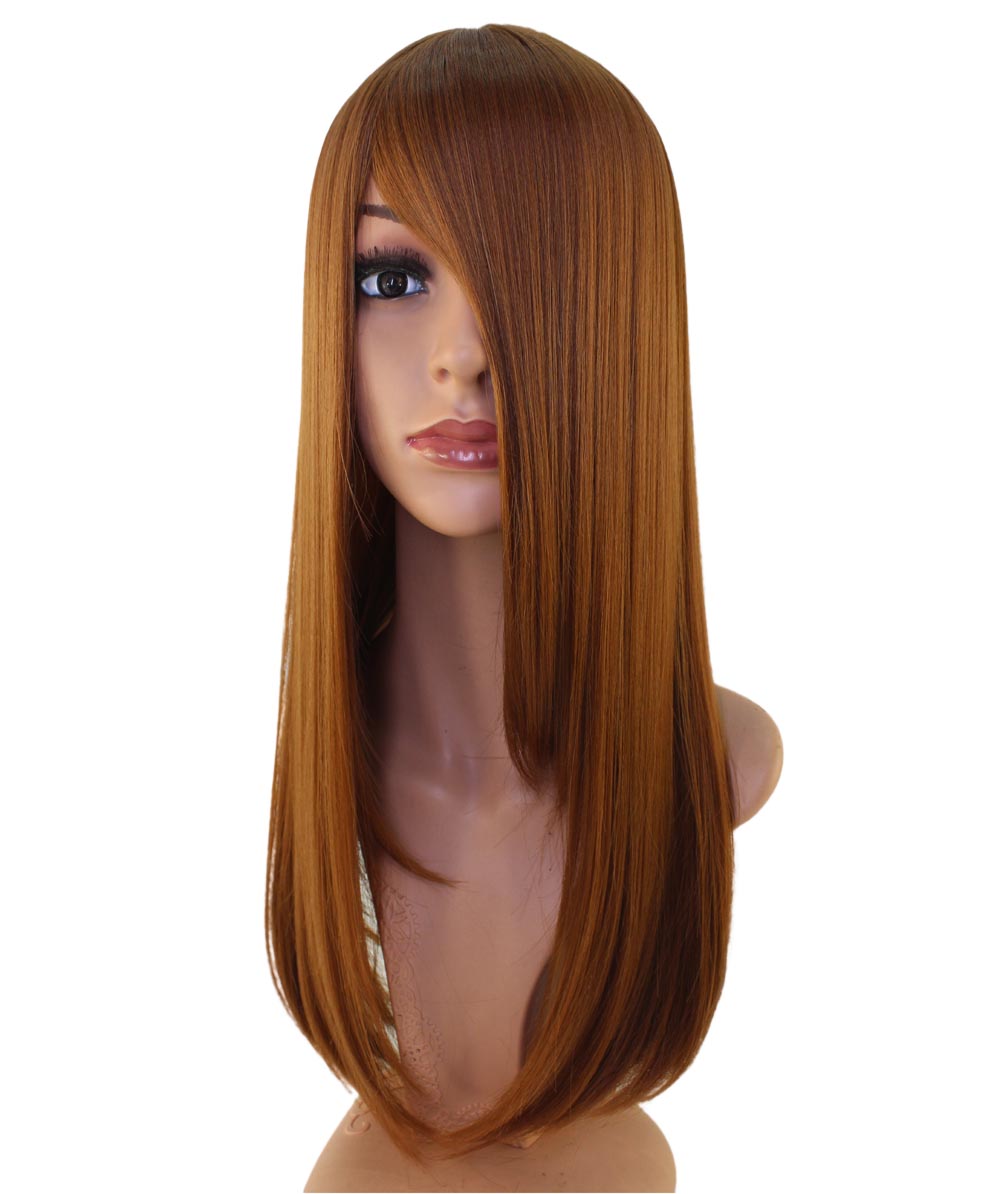 レディースファッション C-054 ロングストレート C-プラチナブロンド コスプレヒートスタイラブルウィッグ