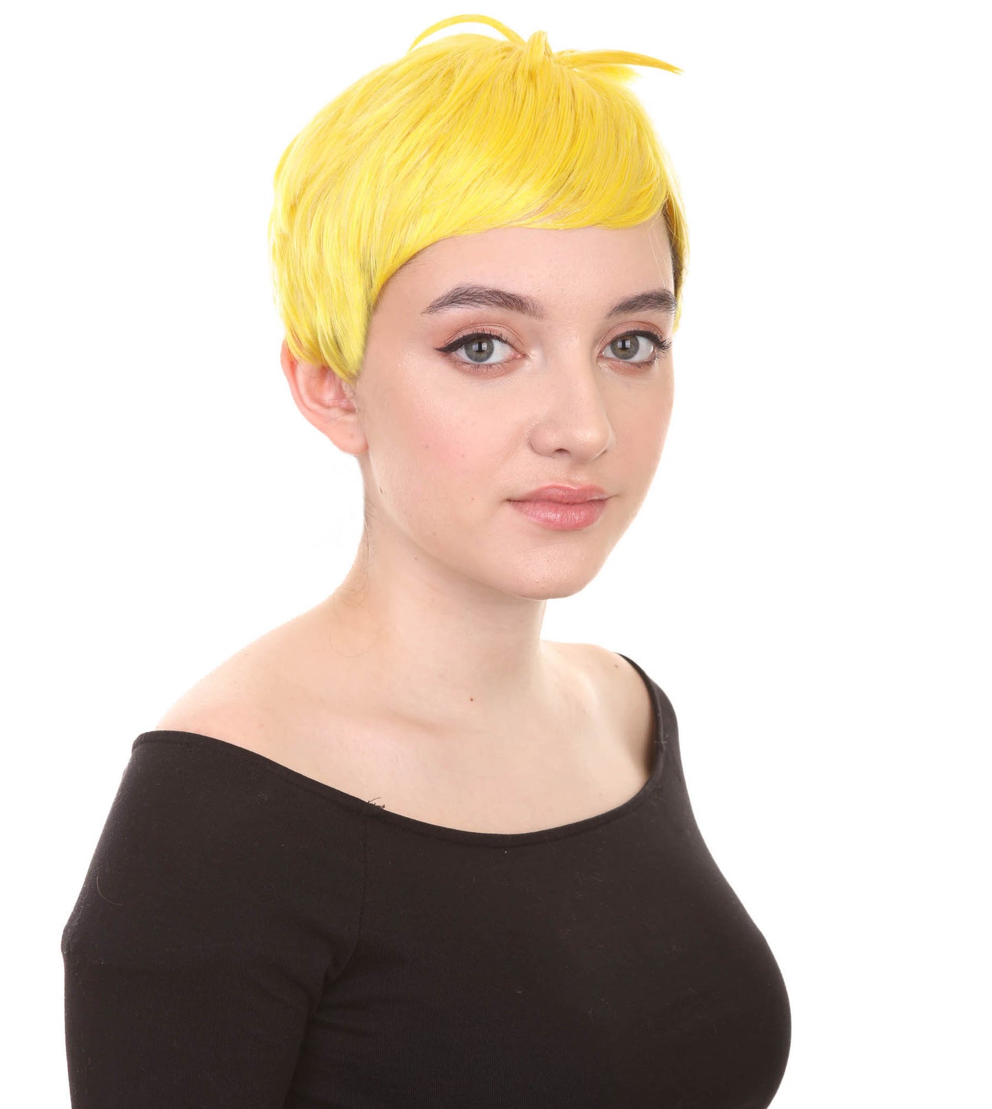 Wigs2you ハロウィンパーティープレミアム レディース H-586 コウノトリウィッグ イエロー