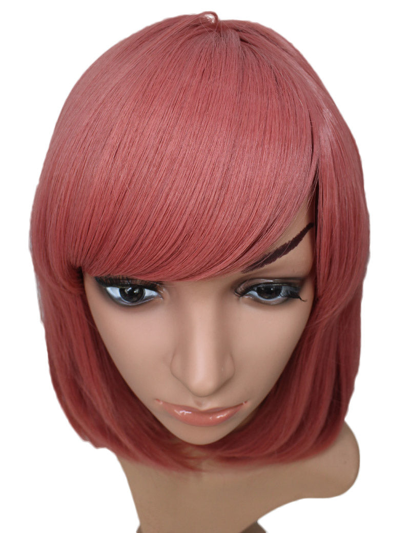 Wigs2You ミディアムストレートウィッグ サイドバング付き フルウィッグ 耐熱ファイバー製 コスプレ・イベント用 - サンディブラウン C-069