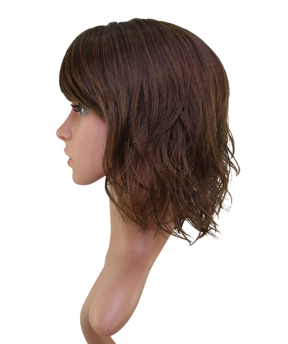 【Wigs2you】ウィッグ 耐熱 W-759 フルウィッグ ミディアム カール 高品質 ナチュラル 自然 かつら 女装 普段使い 医療用 簡単着用。