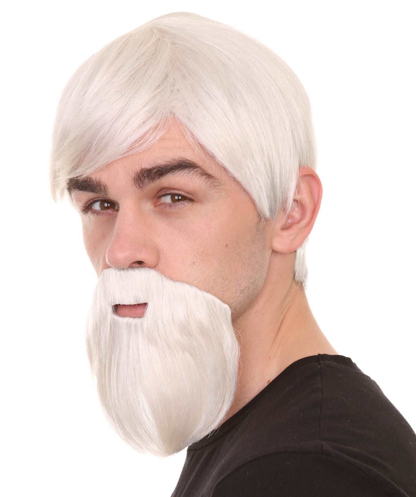 Wigs2you ハロウィンパーティープレミアムメンズ H-2126 カーネル・サンダーウィッグ と ムースタッシュ 自然な見た目 完璧なウィッグの選び方