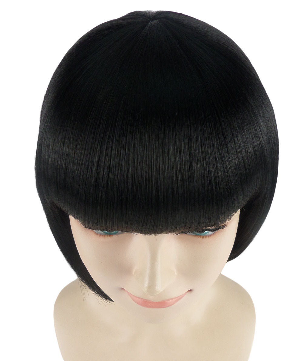 Wigs2you ハロウィン パーティー プレミアム レディース H-685 ショート ブラック ボブ ウィッグ