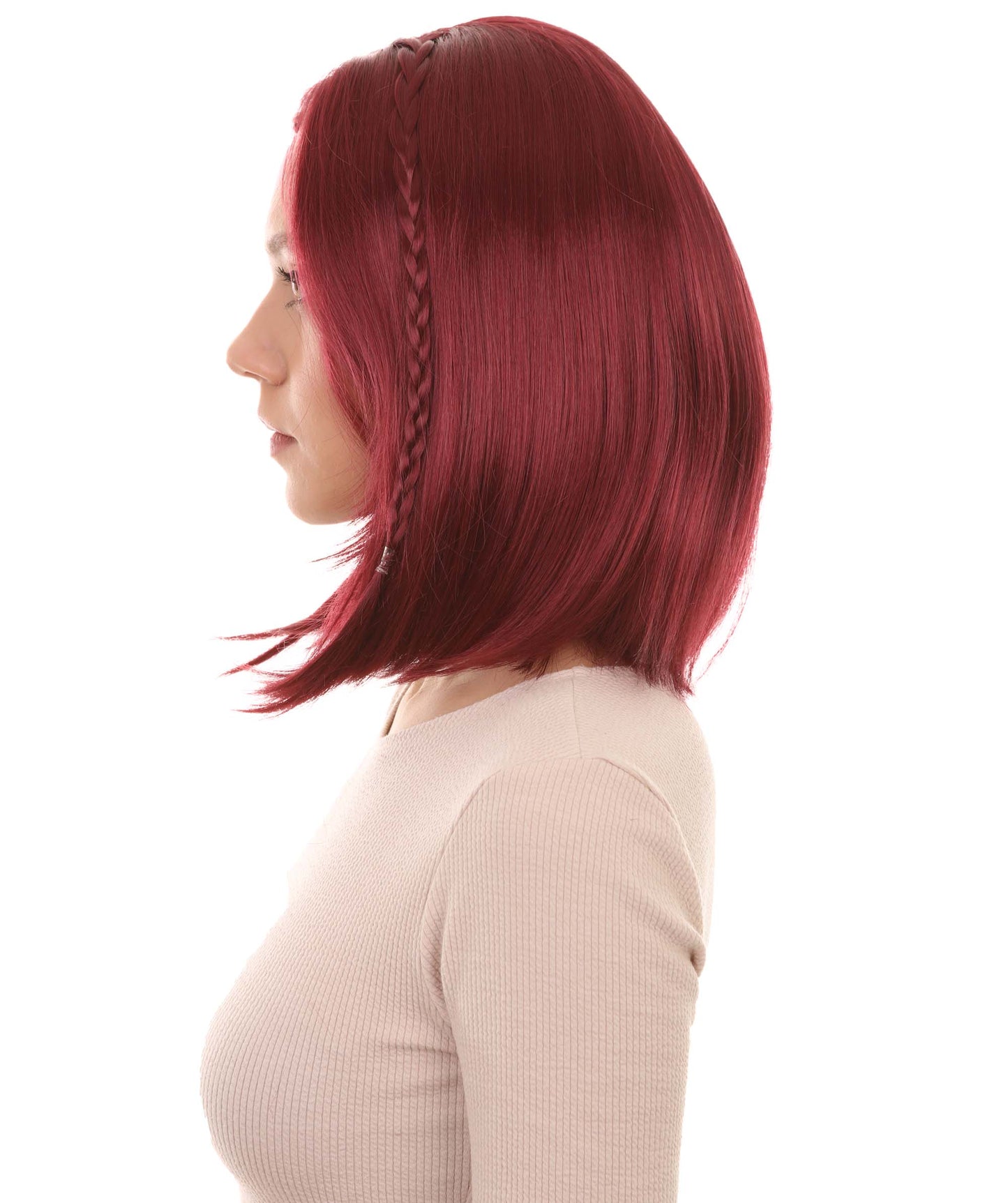 Wigs2you ハロウィンパーティープレミアム H-889 スワンプクイーンウィッグ バーガンディカラー