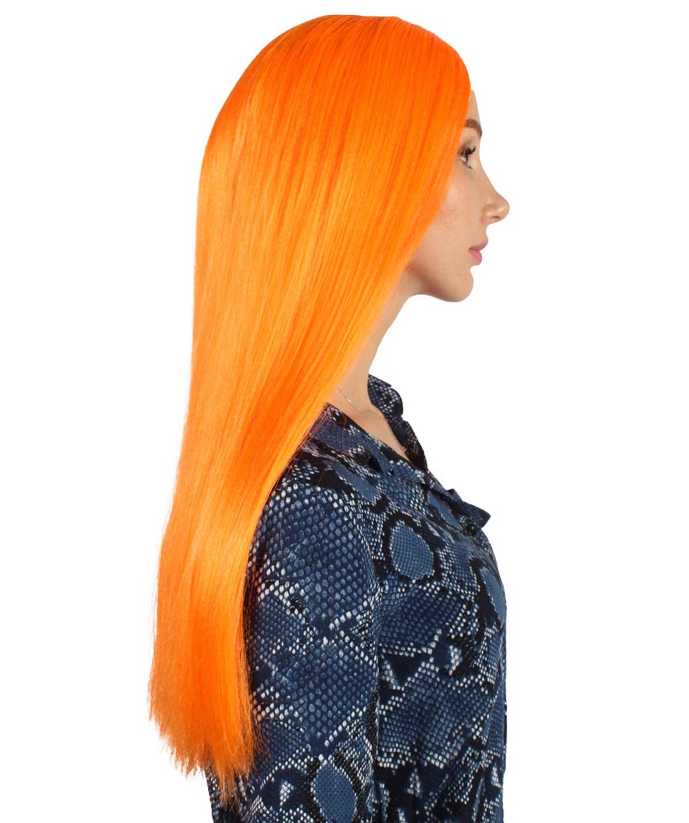 Wigs2you ハロウィンパーティープレミアム H-853 悪の花嫁 II 女性ウィッグ パンプキンオレンジ色