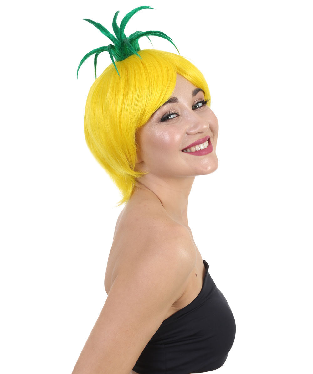 ハロウィンパーティープレミアム大人の女性用 H-2507 パイナップルウィッグ 現代の淑女のためのエレガントなウィッグへの一歩