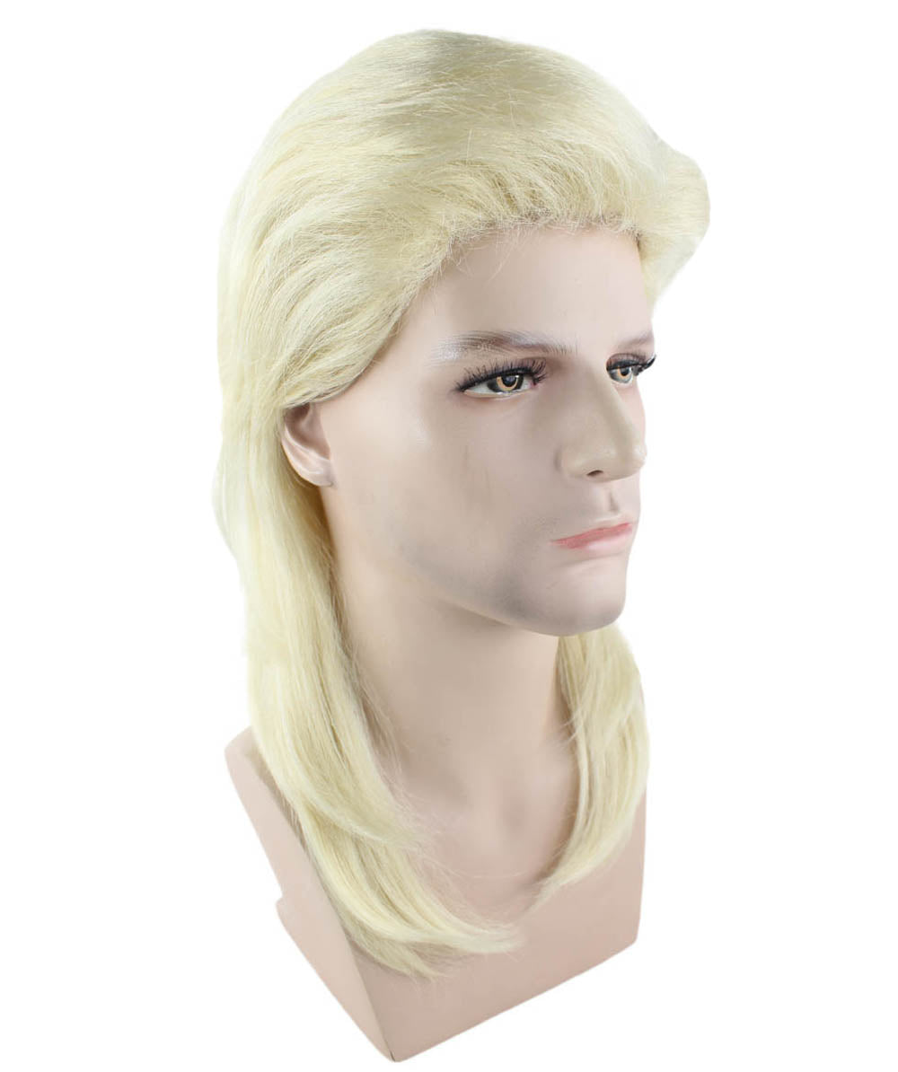 ハロウィンパーティー プレミアム 男性用 H-2149 80年代 ブロンド マレット ウィッグ