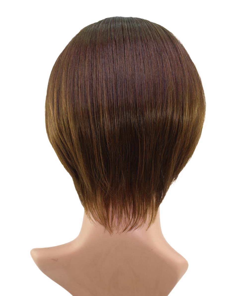 W-569,耐熱商品☆simple is bestスッキリとナチュラル さらさらボブ,ウィッグネット付き