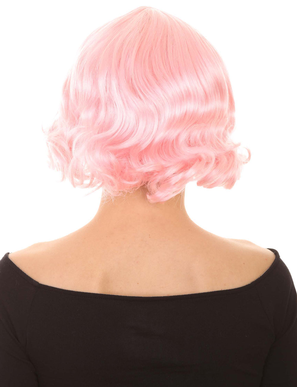 Wigs2you ハロウィン パーティー プレミアム レディース H-1358 着けやすい 快適なフィット感 カーニバル Lt ピンク ウェーブのかかったウィッグ