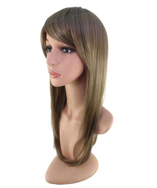 ナチュラルなストレートで大人気のロングタイルです 耐熱なのでアレンジコテ・アイロンOK!ウィッグネット付き。WS-2003