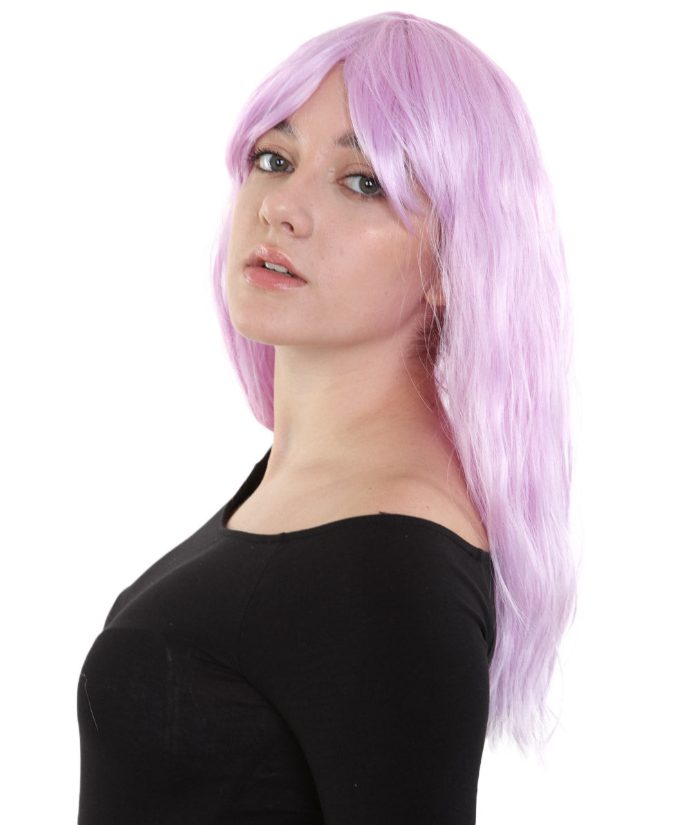 Wigs2you ハロウィンパーティープレミアムレディース H-1767 着け心地が良い とても快適 グラマラマ ライトパープルウィッグ