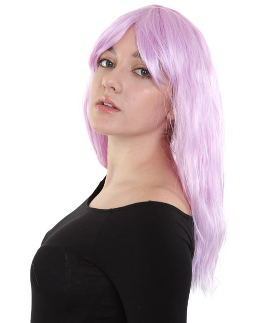 Wigs2you ハロウィンパーティープレミアムレディース H-1767 着け心地が良い とても快適 グラマラマ ライトパープルウィッグ
