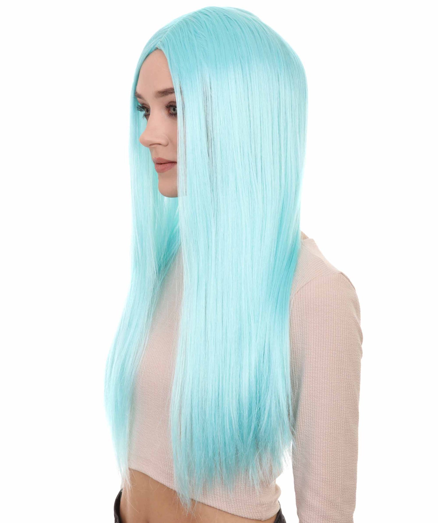 Wigs2you ハロウィンパーティープレミアム H-858 悪の花嫁 II 女性ウィッグ ブルーレイク色