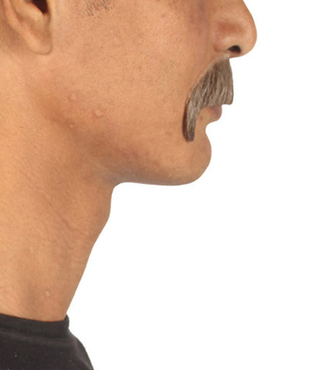 Wigs2you MU-008 男性用馬蹄型口ひげセット | ブラウンコスプレ用ひげ