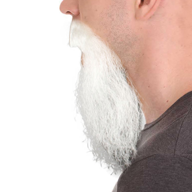 Wigs2you MU-027 Men's Fu Manchu Mustache Styles | Synthetic Hair | White Facial Hair