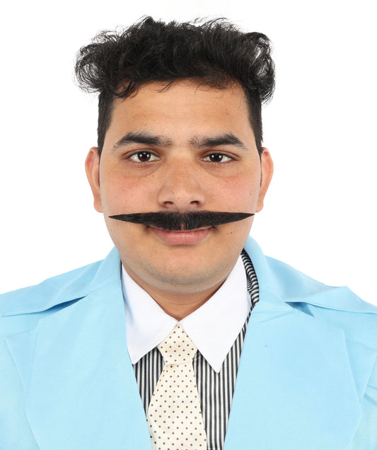 Wigs2you MU-040 メンズファッション口ひげセット | 黒 コスプレ ひげ