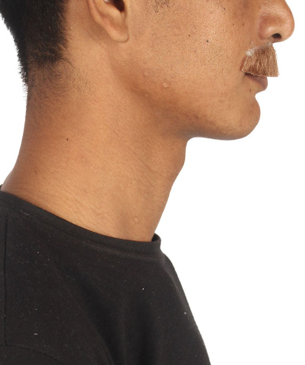 Wigs2you MU-064 メンズ スタイリッシュ 口ひげセット | ブラウン コスプレ ひげ