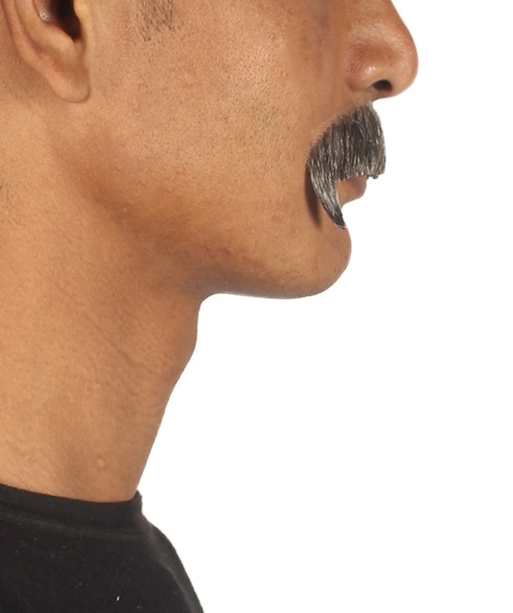 Wigs2you MU-074 メンズ スタイリッシュ 口ひげセット | ミックスブラウン コスプレ ひげ | 難燃性合成繊維