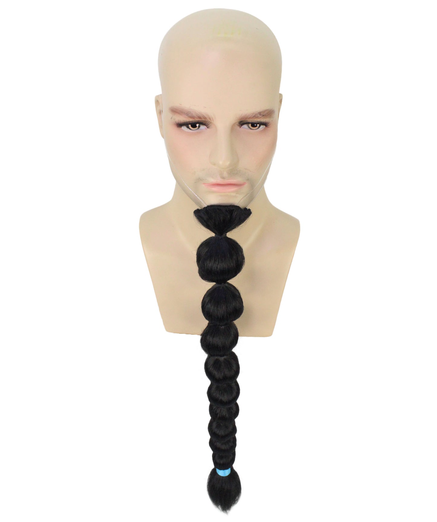 Wigs2you MU-077 大人用 メンズ アニメ 漫画 海軍提督 21インチ ロング 編み込み ヤギひげ 口ひげ I ハロウィンに最適 I 難燃性合成繊維