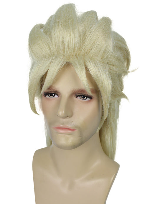 ハロウィンパーティ プレミアムメンズ H-5529 ブロンド ディオ・ブランドウィッグ 合成繊維の髪