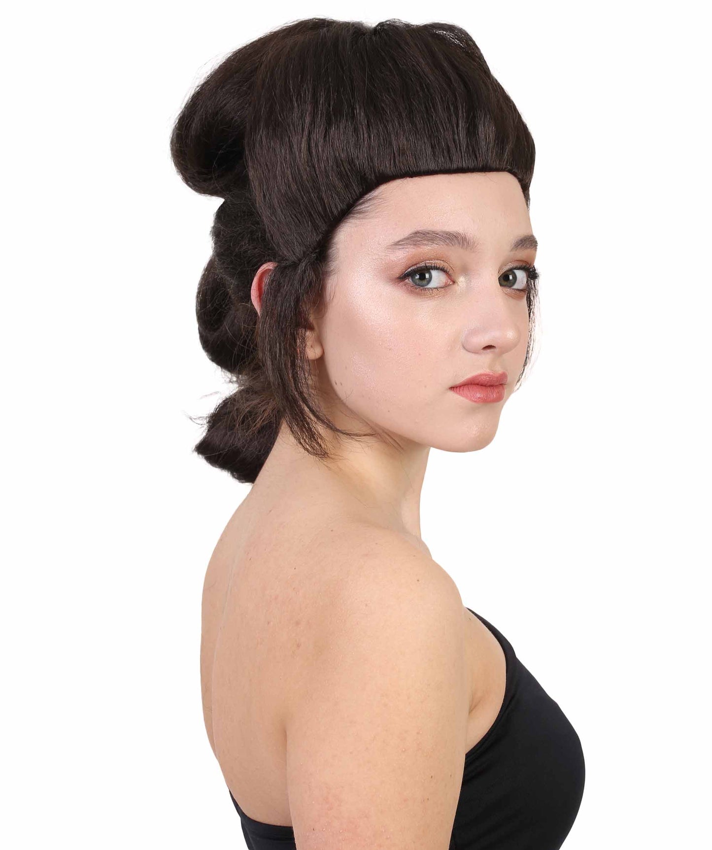 Wigs2you ハロウィンパーティープレミアムレディース H-1794 着け心地が良い とても快適 コスプレウィッグ スターウォーズ レイスタイル