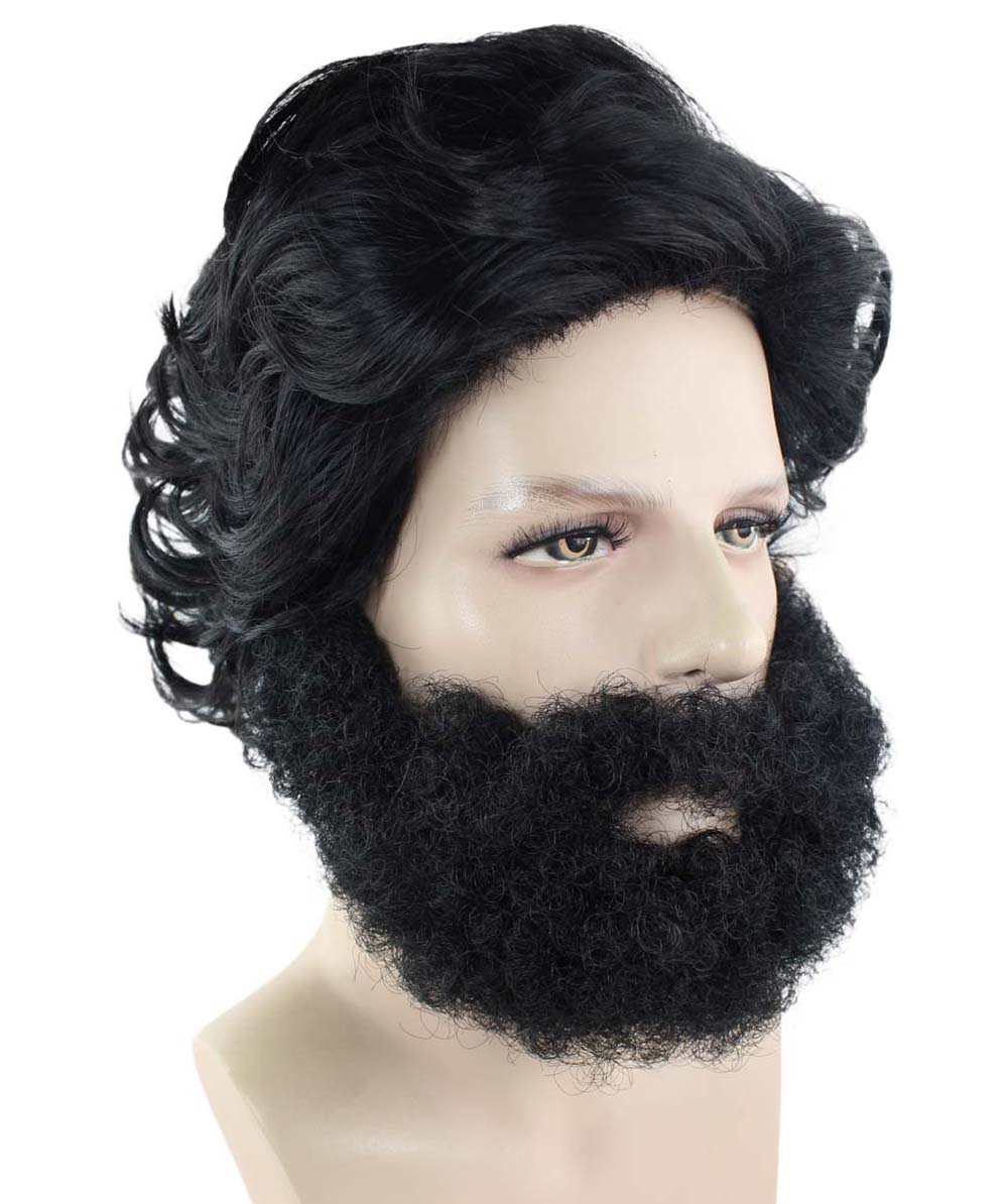 ハロウィンパーティー プレミアム 男性用 H-2257 コスプレ ウィッグ ザ・ハングオーバー アラン ウィッグ および ひげ