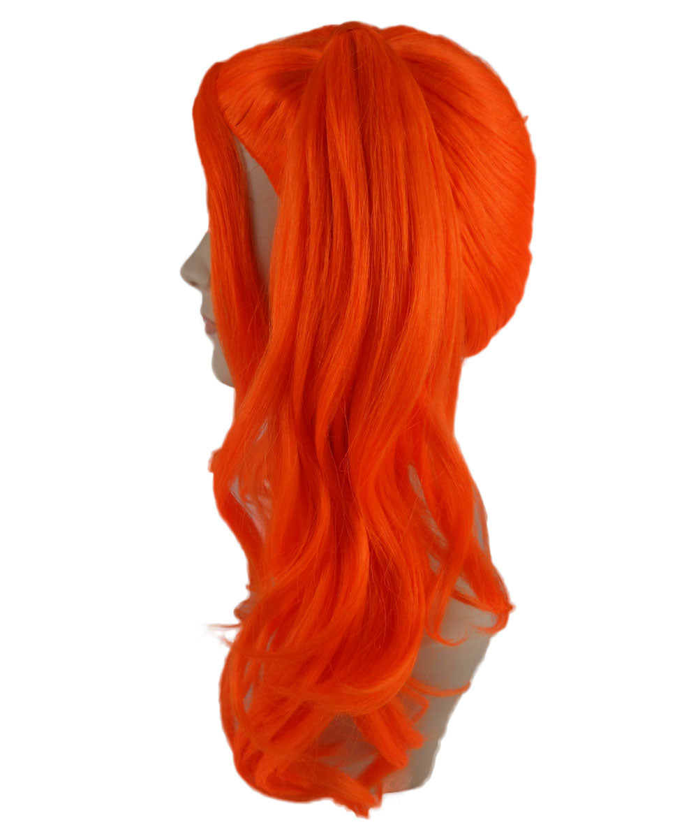 Wigs2you ハロウィンパーティー プレミアム レディース H-735 ドリー ピグテール ウィッグ ネオンオレンジカラー